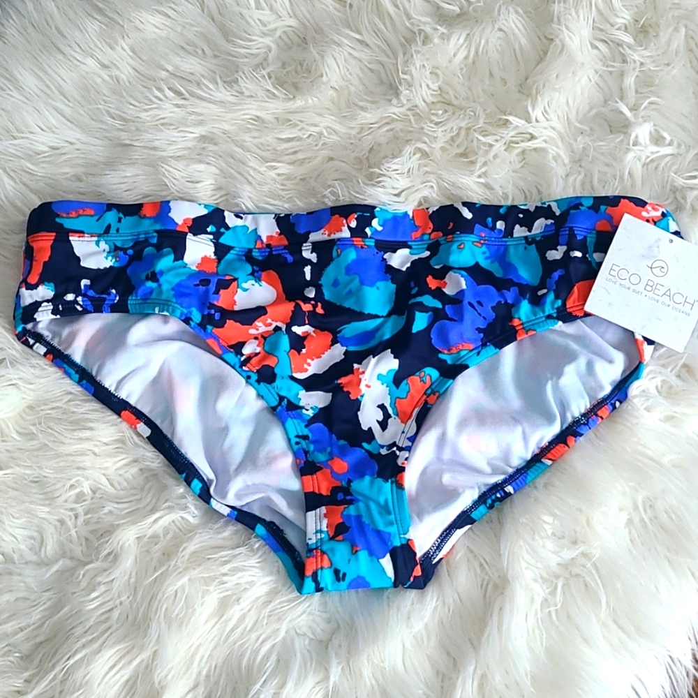 Eco Beach Swim Hipster. NWT Size XL. Multicolor - Picture 1 of 6